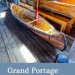 Grand Portage Natl Monument canoe