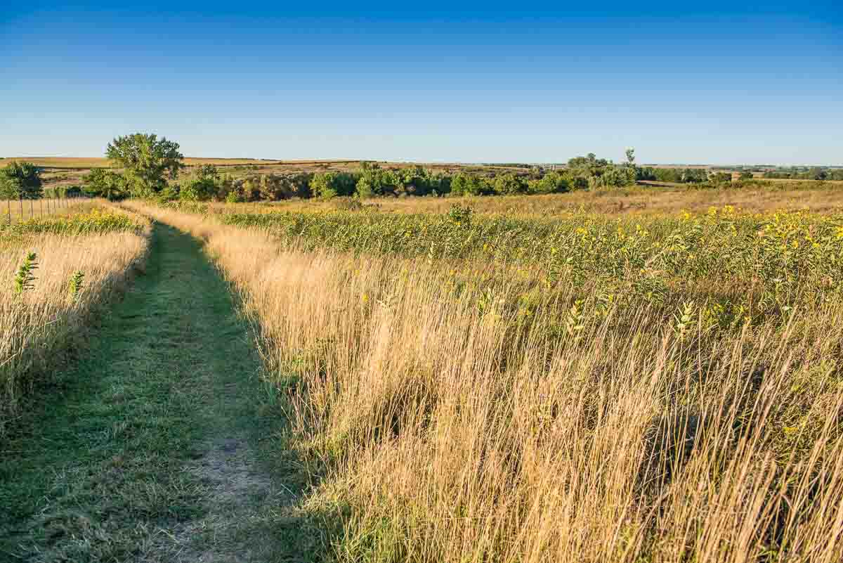 minnesota blue mounds state park prairie path