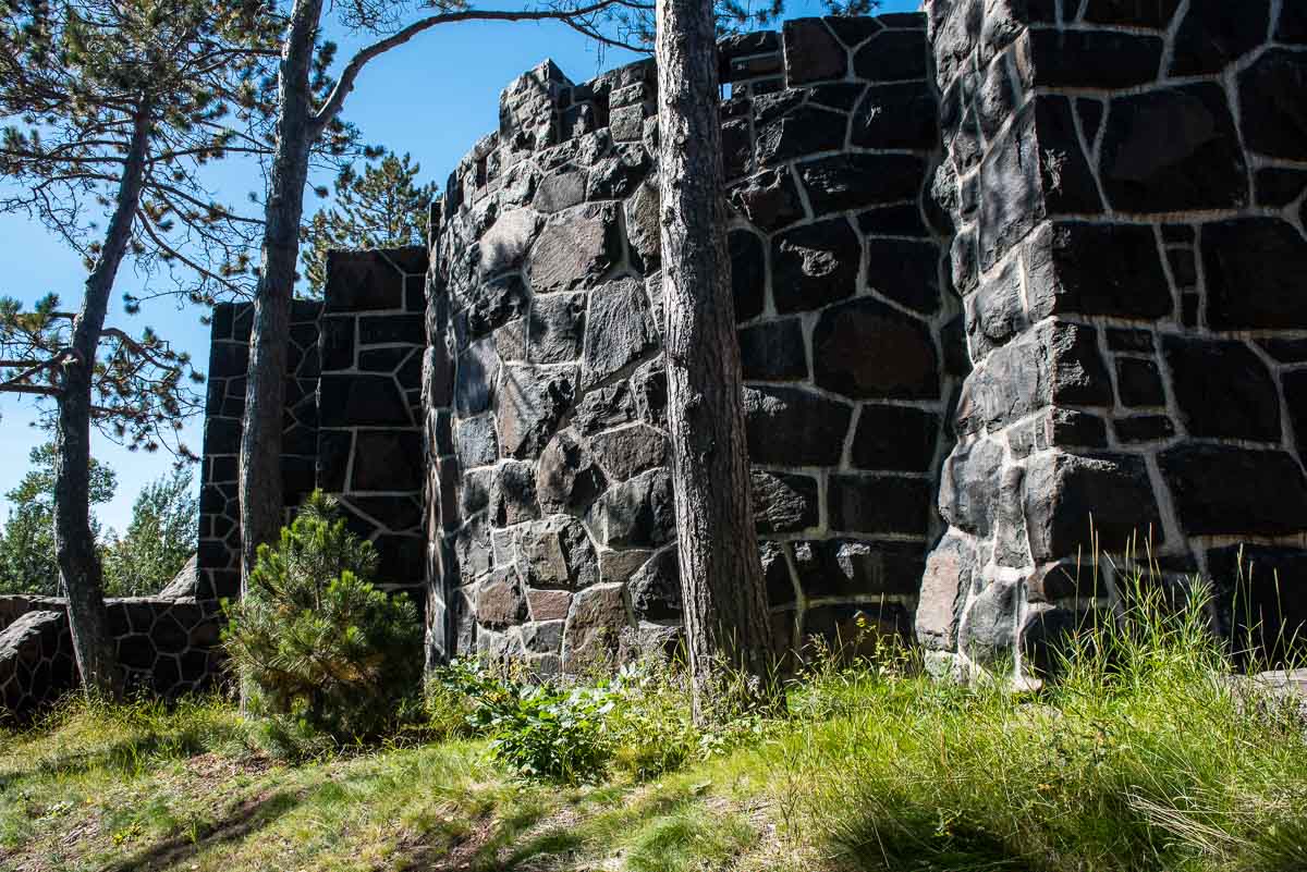 minnesota gooseberry falls state park stonework