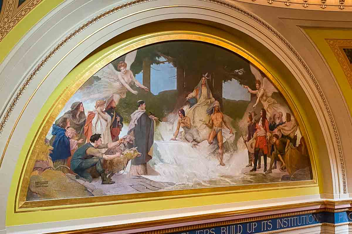 minnesota state capitol senate painting