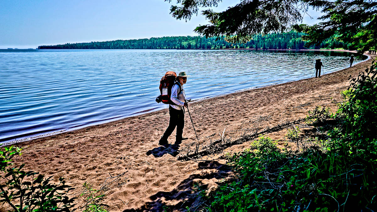 isle royale hiker