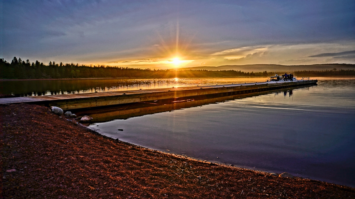 isle royale sunset