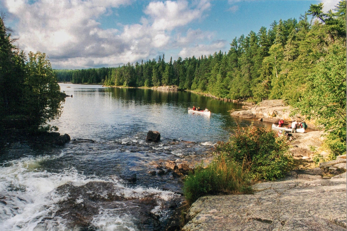 minnesota canoe bwcaw portaging