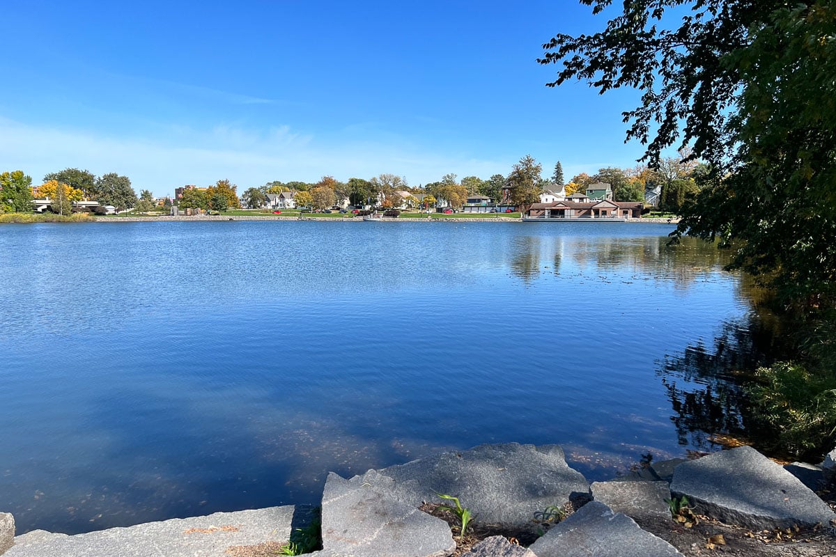 Lake George in downtown Saint Cloud Minnesota